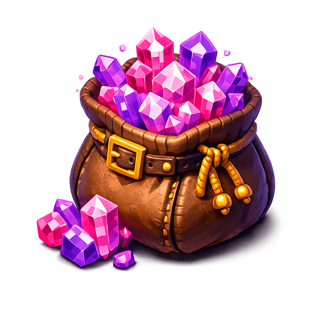 Bolsa de Cristais (600 uni)
